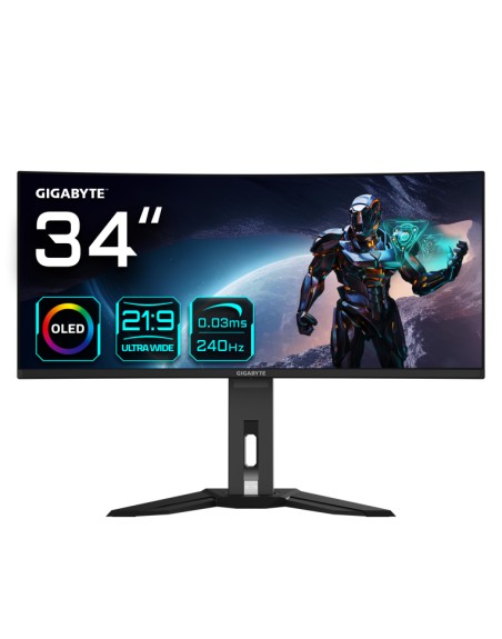Monitor gaming gigabyte mo34wqc2 34 pulgadas 3440x1440 va 2k