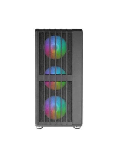 Caja ordenador mars gaming mcvault atx argb cristal templado negro