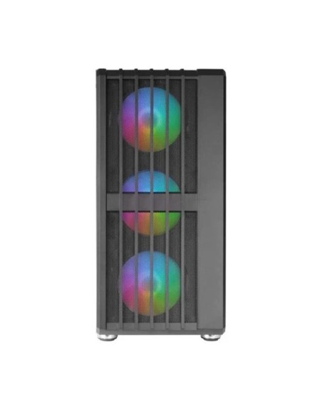 Caja ordenador mars gaming mcvault atx argb cristal templado negro
