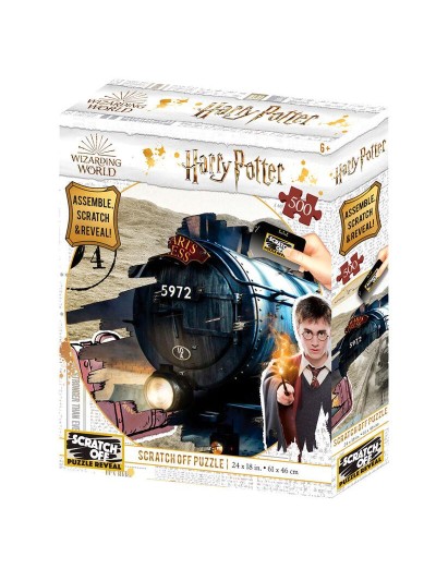 Puzzle para rascar harry potter hogwarts express 500 piezas