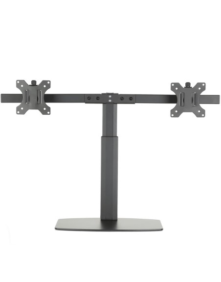 Soporte de mesa ewent ew1538 con resorte de gas para 2 monitores de hasta 27 pulgadas