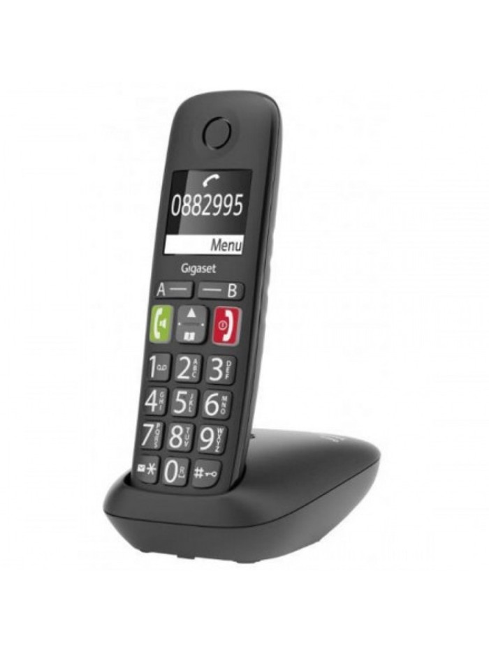 Telefono fijo inalambrico gigaset e290 negro 150 numeros - 21 tonos Telefono fijo inalambrico gigaset e290 negro 150 numeros - 21 tonos