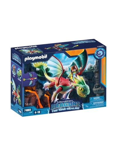 Playmobil dragones: nine realms: feathers & alex