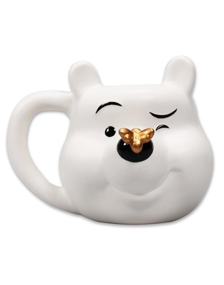 Taza 3d half moon bay winnie the pooh abeja dorada 550ml