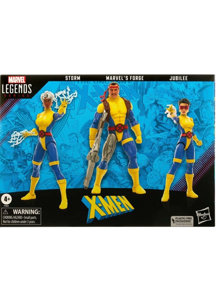 Figuras hasbro marvel legends series xmen 60 anv marvels forge - storm - jubilee Figuras hasbro marvel legends series xmen 60 anv marvels forge - storm - jubilee