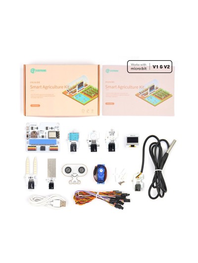 Kit de sensores inteligentes micro:bit agricultura inteligente - smart agriculture kit - sin placa