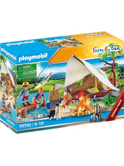 Playmobil familia de acampada