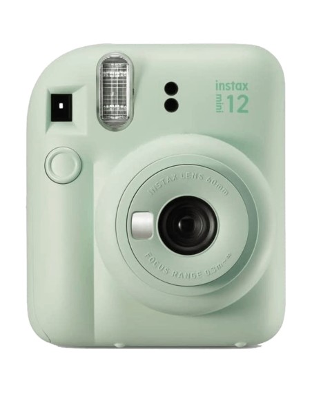 Camara fujifilm mini instax 12 flash - autoexposicion - verde menta