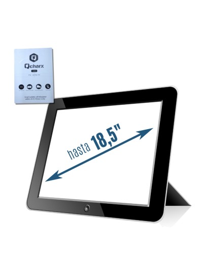 Lamina de proteccion frontal qcharx qx1max para tablet - portatil 18 pulgadas