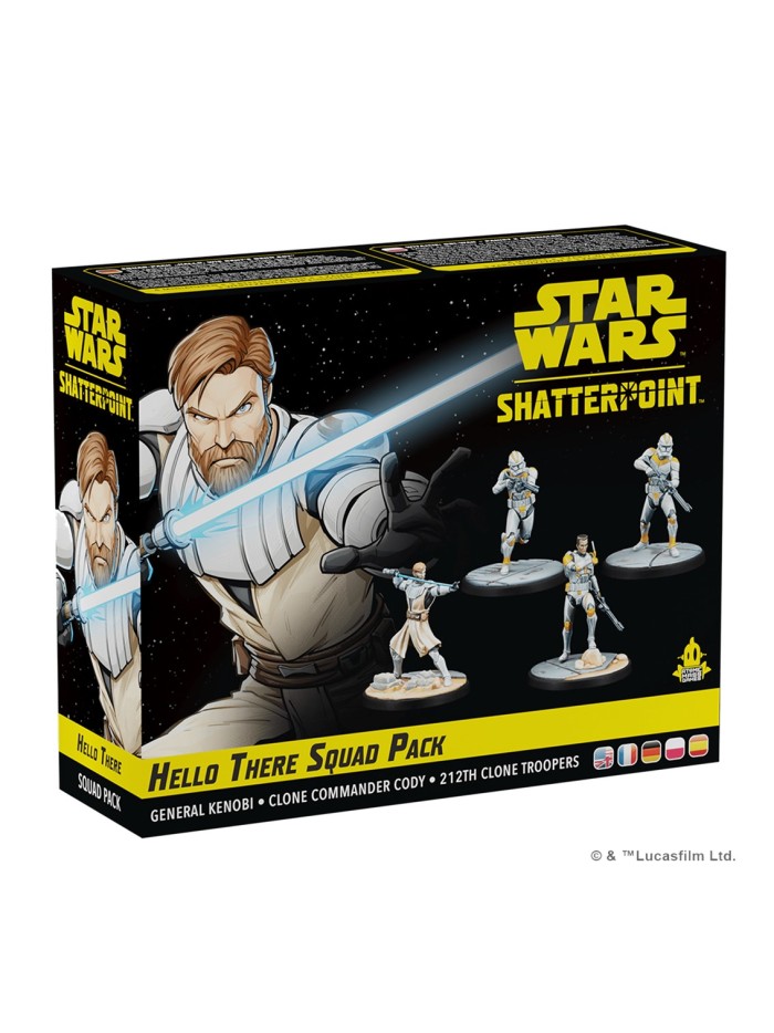 Juego de mesa star wars shatterpoint hello there general obi - wan kenobi squad pack Juego de mesa star wars shatterpoint hello there general obi - wan kenobi squad pack