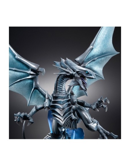 Figura megahouse yu - gi - oh! duel monsters art works monsters blue eyes white dragon holographic edition