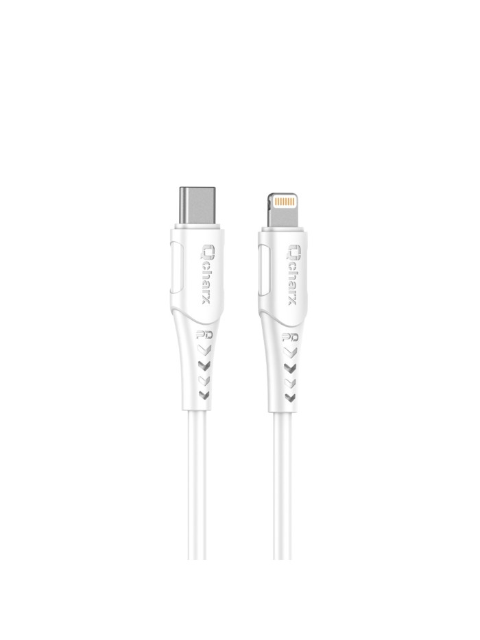 Cable qcharx sofia tipo c a lightning 3a 20w - 1 m - pvc blanco Cable qcharx sofia tipo c a lightning 3a 20w - 1 m - pvc blanco