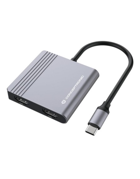 Hub usb tipo c conceptronic donn13g 2 x hdmi - 1 x usb 3.0 - 1 x usb tipo c