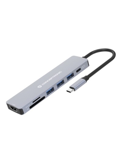 Hub usb tipo c conceptronic donn19g 1 x hdmi - 3 x usb 3.2 - 1 x usb tipo c - lector sd - lector micro sd