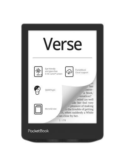 Libro electronico ebook pocketbook verse 6 pulgadas 8gb gris niebla - mist grey