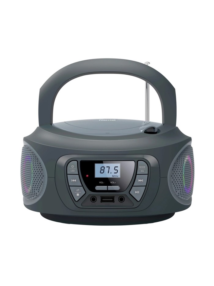 Radio cd fonestar boom - one - g usb gris Radio cd fonestar boom - one - g usb gris
