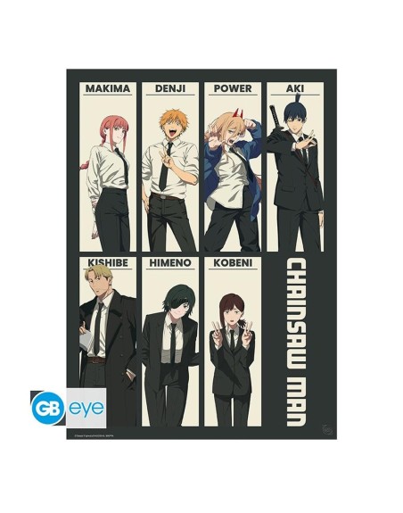 Poster gb eye chainsaw man devil hunters