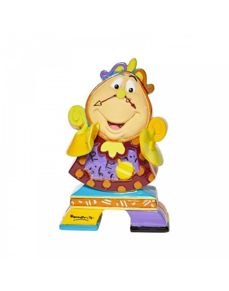 Figura disney enesco la bella y la bestia cogsworth estilo britto