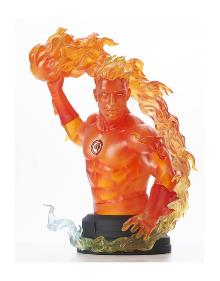 Figura mini busto diamond marvel comic human torch 1 - 6 scale