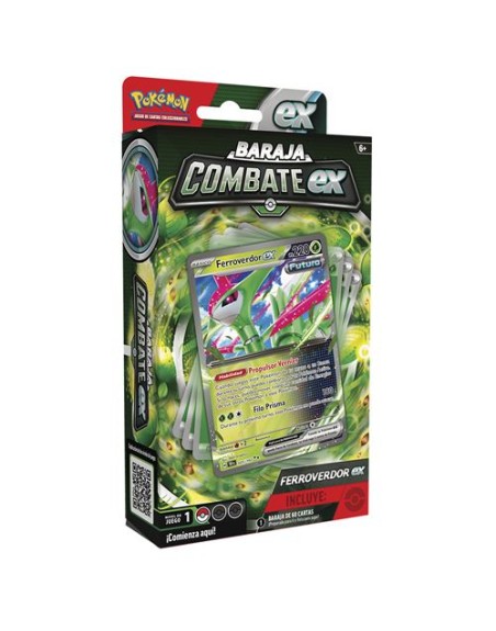Juego de cartas pokemon tcg bajara de combate ferroverdor - tapu koko 1 unidad español