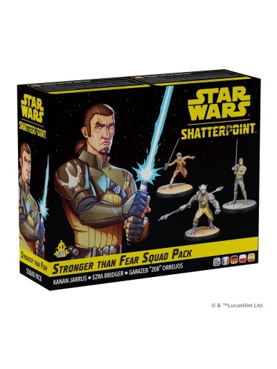 Juego de mesa star wars shatterpoint stronger than fear squad pack edad recomendada 14 años