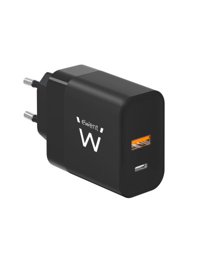 Cargador ewent ew1327 45w usb tipo a - usb tipo c