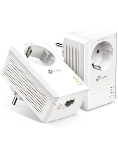 Kit de adaptadores powerline tp - link tl - pa7017p kit gigabit av1000
