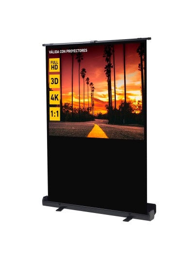 Pantalla phoenix portátil proyección 60 pulgadas 122cm facil de transportar