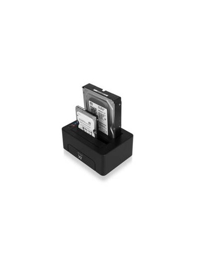 Estacion de acoplamiento ewent para unidad de disco duro y de estado solido sata 2.5 pulgadas y 3.5 pulgadas - usb 3.0