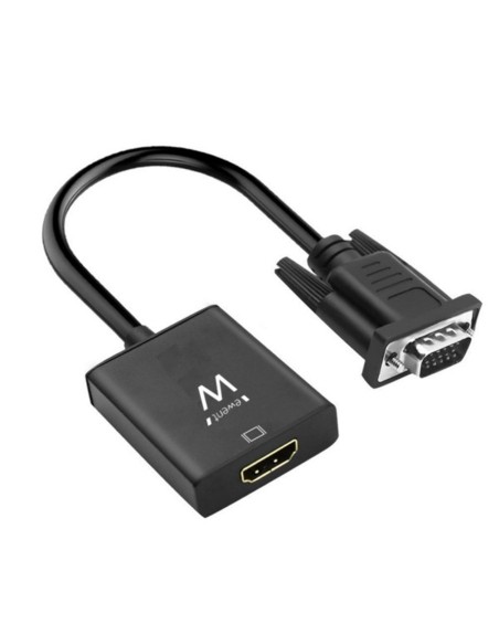 Cable adaptador ewent vga a hdmi con audio - macho - hembra
