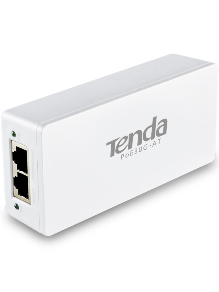 Inyector poe tenda 30w 2 puertos Inyector poe tenda 30w 2 puertos