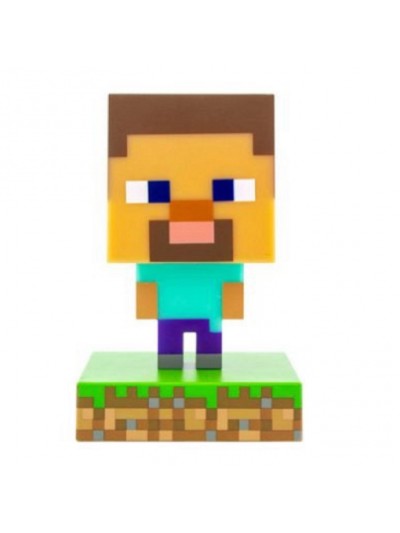 Lampara paladone icon minecraft steve