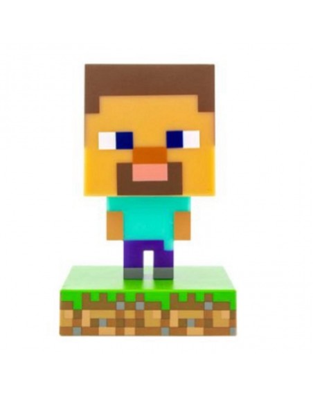 Lampara paladone icon minecraft steve