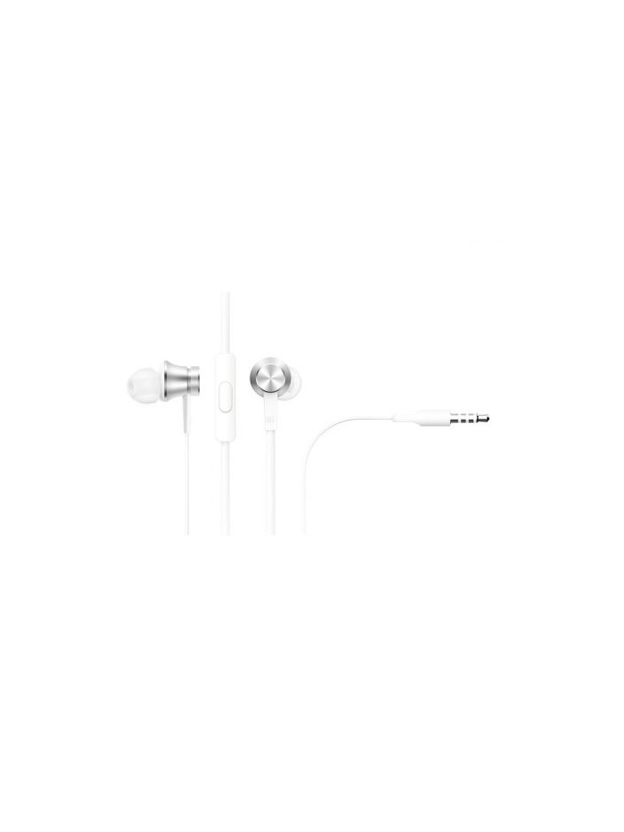 Auricular xiaomi mi in - ear headphones basic jack 3.5mm - plata Auricular xiaomi mi in - ear headphones basic jack 3.5mm - plata