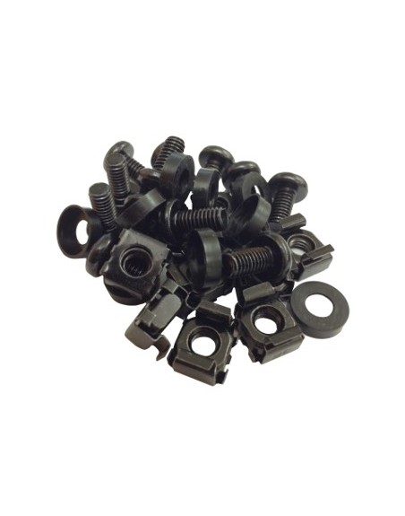 Kit de tornillos y tuercas wp 20 piezas para rack