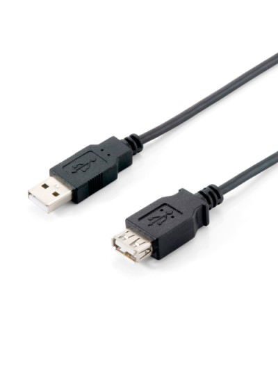 Cable equip alargo usb 2.0 tipo a macho - hembra 1.8m