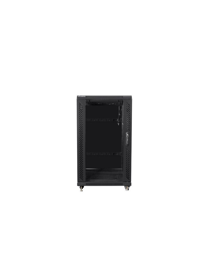 Armario rack lanberg 22u 600x600 autoensamblado 19 pulgadas hasta 60kg negro Armario rack lanberg 22u 600x600 autoensamblado 19 pulgadas hasta 60kg negro
