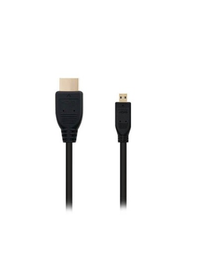 Cable micro hdmi tipo d a hdmi tipo a nanocable 1.8m negro 1.8m - macho a macho - alta velocidad - negro