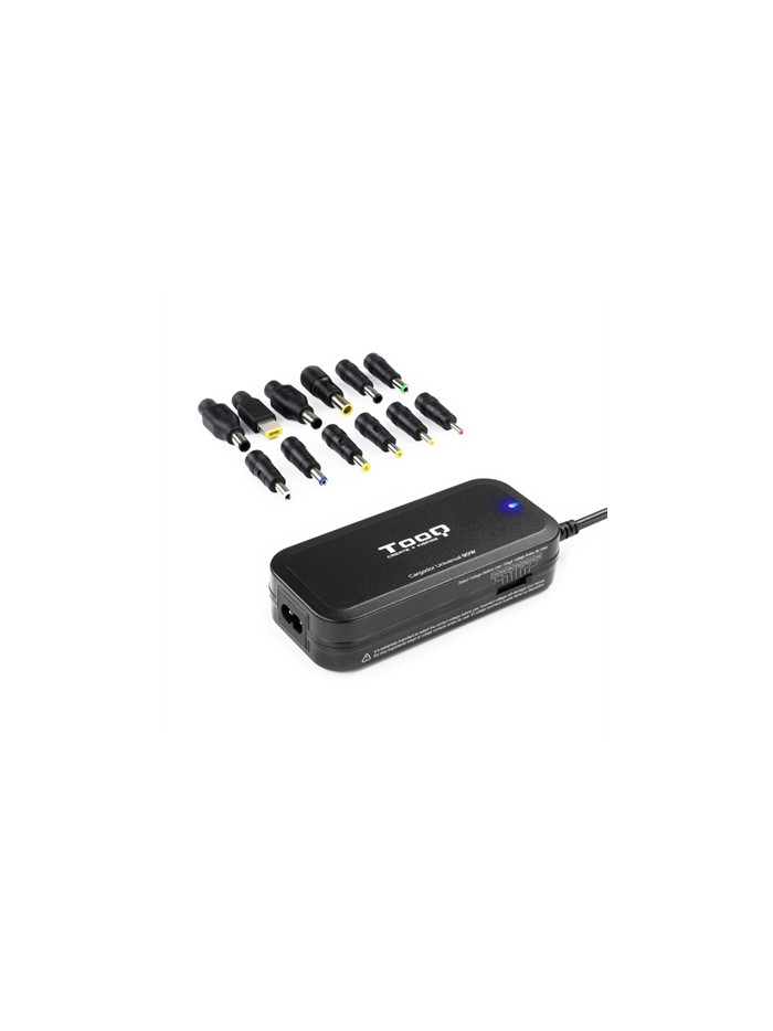 Cargador portatil universal tooq tqlc - 90bs02m 90w 1 x usb 12c negro Cargador portatil universal tooq tqlc - 90bs02m 90w 1 x usb 12c negro