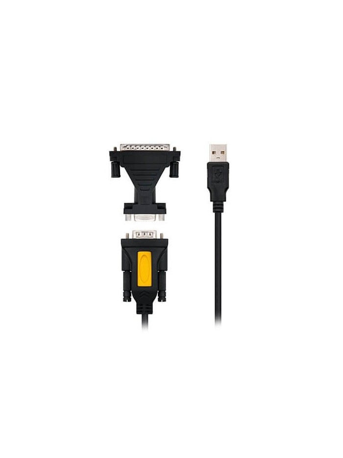 Cable conversor usb tipo a a rs232 nanocable 1.8m - macho - macho - incluye adaptador db9(h) a db25(m) Cable conversor usb tipo a a rs232 nanocable 1.8m - macho - macho - incluye adaptador db9(h) a db25(m)