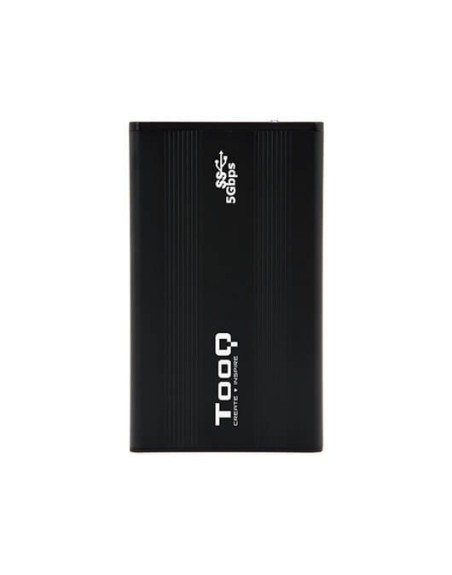 Caja externa tooq tqe - 2524b 2.5 pulgadas 9.5mm sata usb 3.0 negro