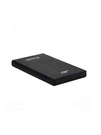 Caja externa tooq tqe - 2522b para hdd - ssd 2.5 pulgadas 9.5mm sata usb 3.0 negra