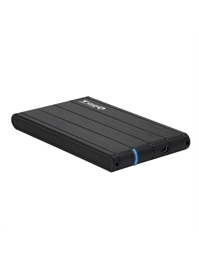 Caja externa tooq tqe - 2530b para hdd 2.5 pulgadas sata 3 usb 3.0 negro