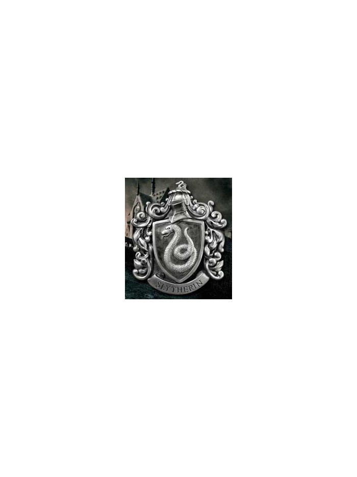 Escudo de pared the noble collection harry potter casa slytherin resina 20 x 28 cm Escudo de pared the noble collection harry potter casa slytherin resina 20 x 28 cm