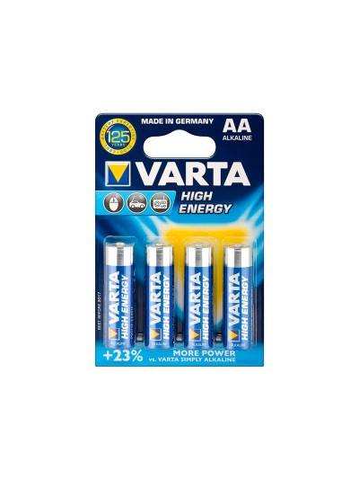 Pila varta alcalina longlife power aa tipo lr-06 blister de 4 unidades