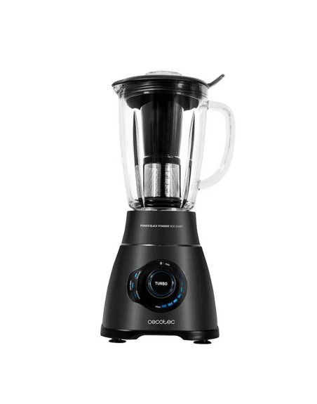 Batidora de vaso cecotec power black titanium 1800 smart 1800w 2.1l