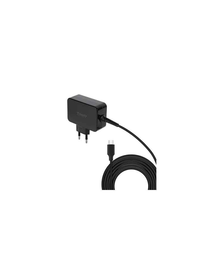 Cargador portatil tooq gan usb - c pd 65w negro Cargador portatil tooq gan usb - c pd 65w negro