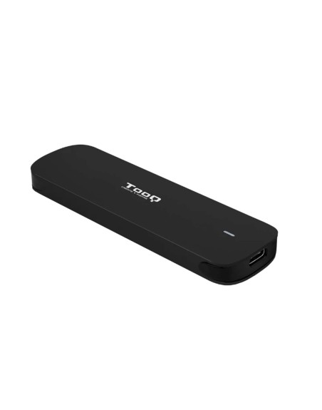 Carcasa disco duro tooq tqe - 2201b para ssd m.2 usb tipo c negra