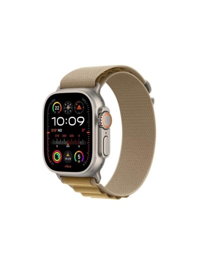 Smartwatch apple watch ultra 2 gps + cell 49mm natural titanium case tan alpine loop medium