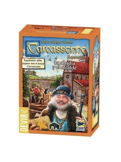 Juego de mesa devir carcassonne la abadia y el alcalde